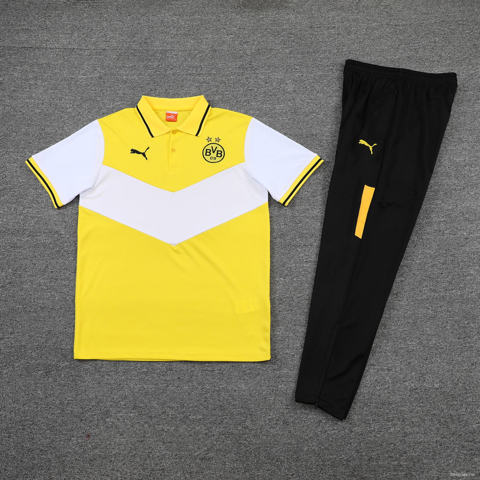 Borussia Dortmund POLO kit yellow and white (not supported to be sold separately)