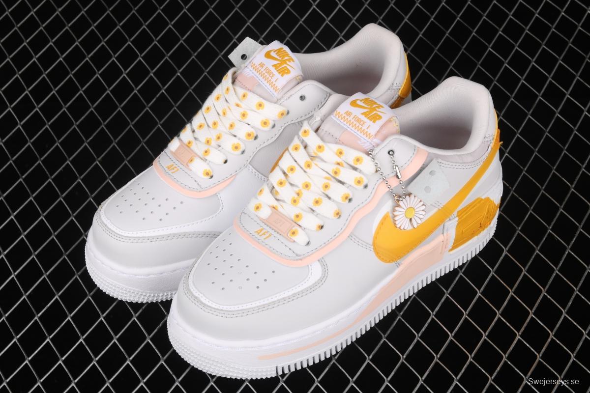 NIKE Air Force 1 ShAdidasow light weight heightened low-top 100-board shoes CQ9503-001