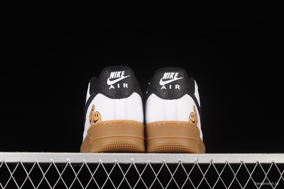 NIKE Air Force 1 Have A Nike Day smiley face low-top casual board shoes DO5856-100