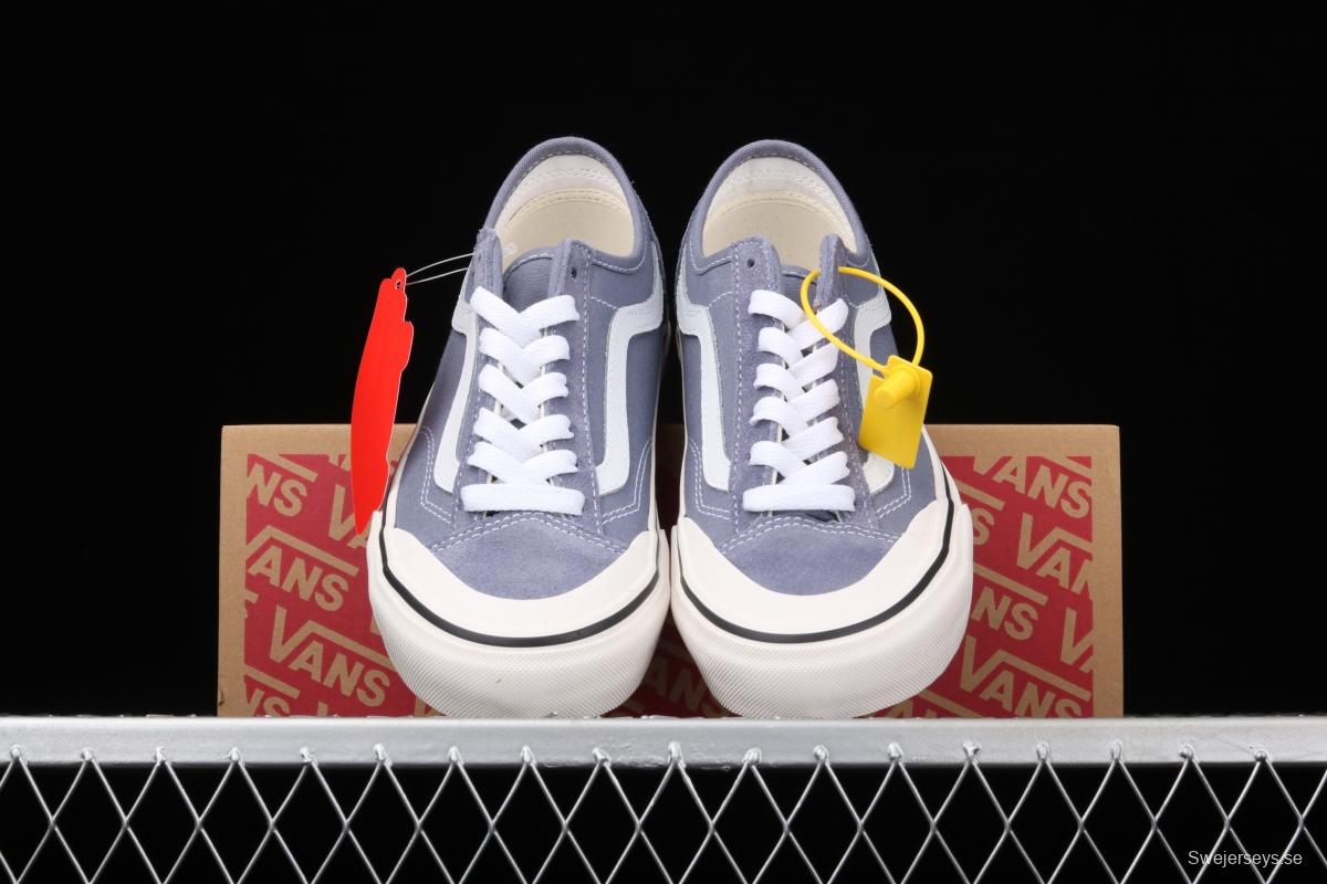 Vans Style 36 Decon SF Vance blue-gray half-moon Baotou vulcanized canvas shoes VN0A3MVLK0B