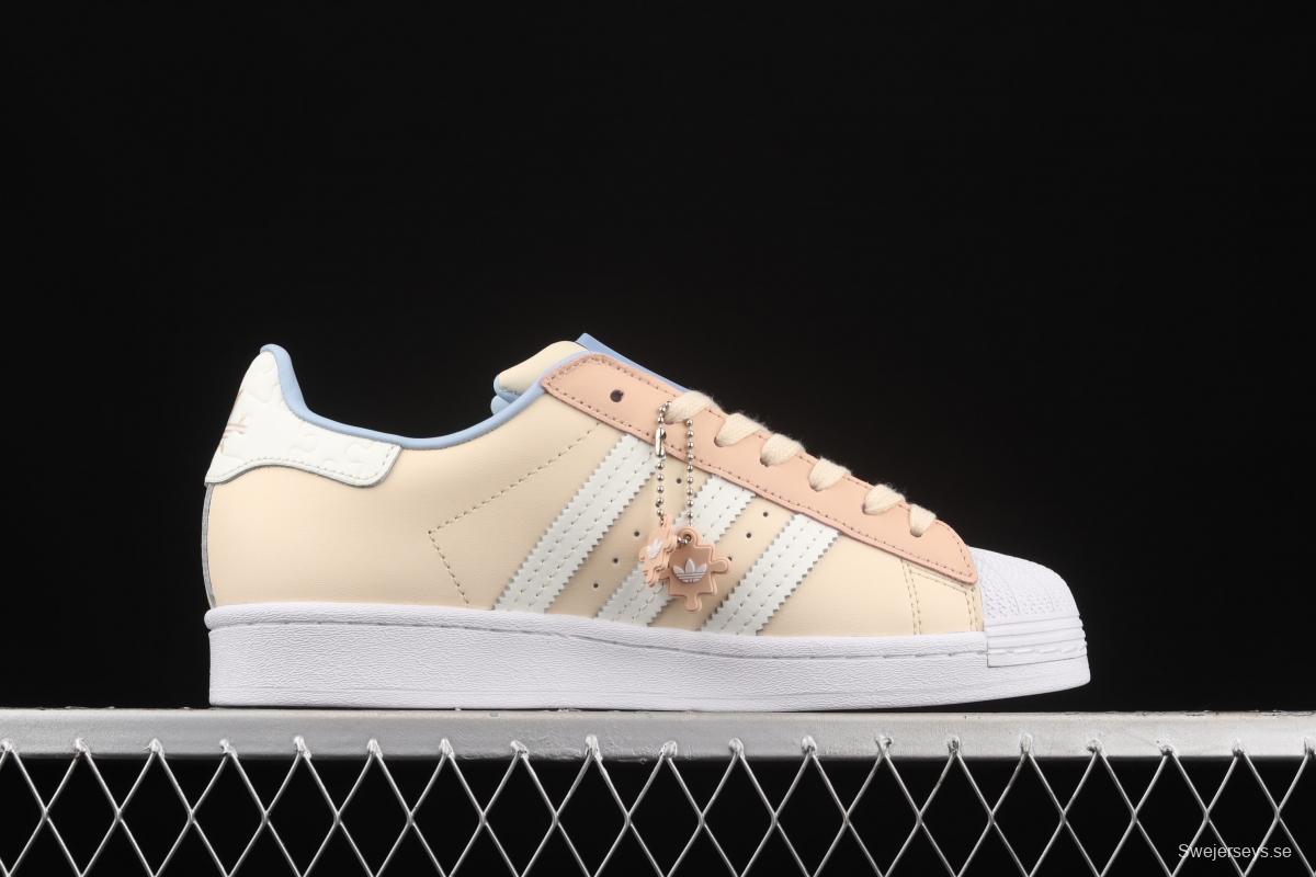 Adidas Superstar GZ3414 shell head classic leisure board shoes