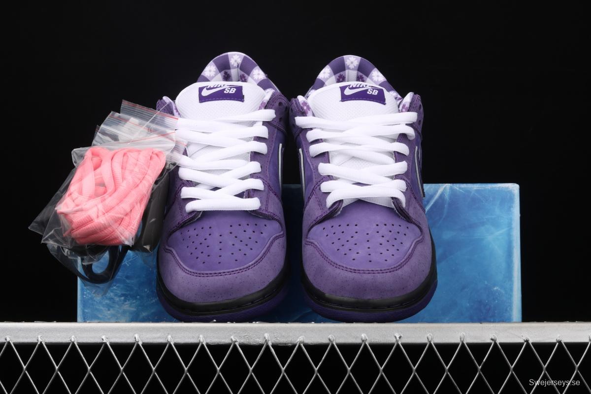 NIKE SB DUNK Low x Concepts co-signed purple lobster low-top shoes BV1310-555