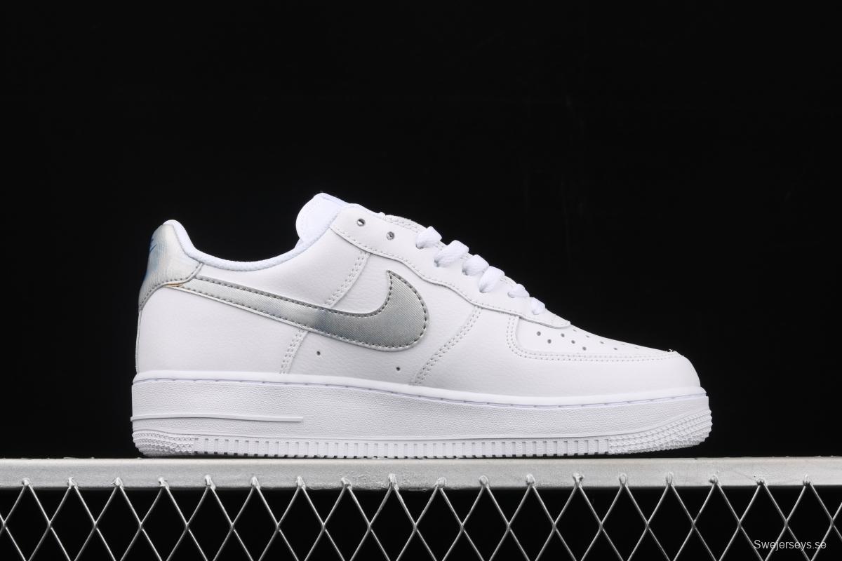 NIKE Air Force 1 Low GS white and blue dazzling haze laser low-top casual board shoes 314219-131