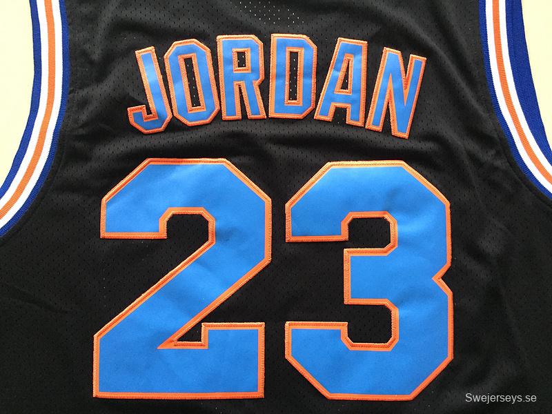 Michael Jordan 23 Movie Edition Black Basketball Jersey