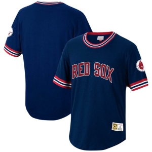 Youth Navy Cooperstown Collection Wild Pitch Throwback Jersey