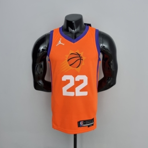 75th Anniversary AYTON#22 Phoenix Suns Jordan Theme Orange NBA Jersey