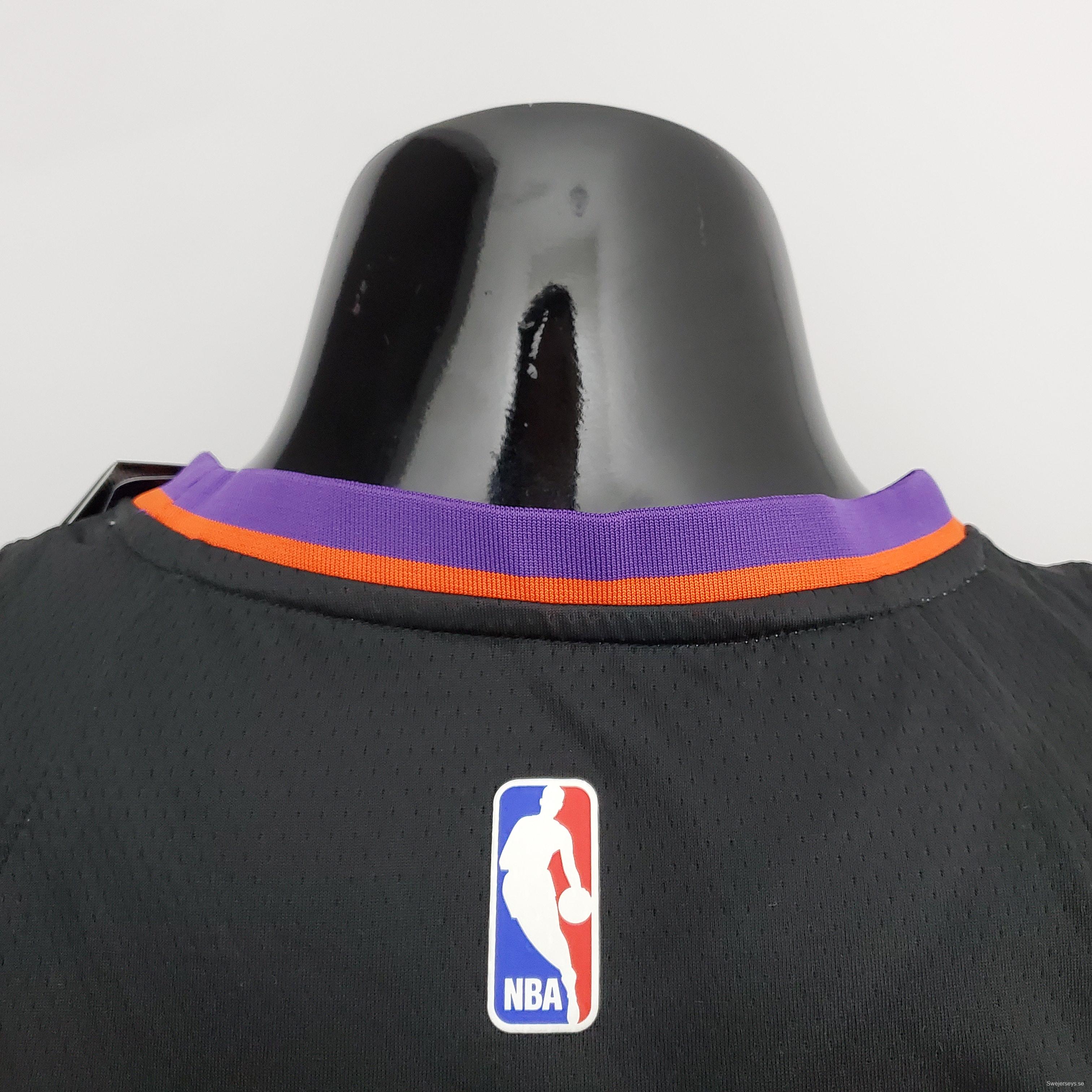 2022 Season Suns Booker #1 Suns City Edition Black NBA Jersey