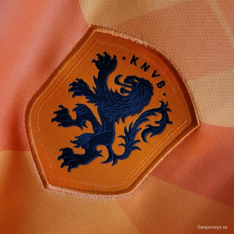 2022 Netherlands Training Orange Jersey