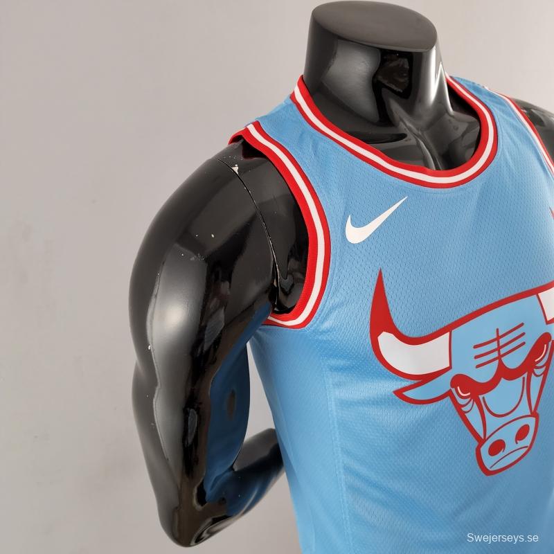 Chicago Bulls BALL#2 Blue NBA Jersey