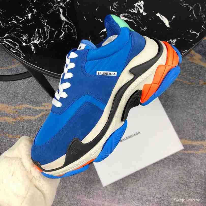 Men Balenciaga Triple-S 2 Blue Sneaker