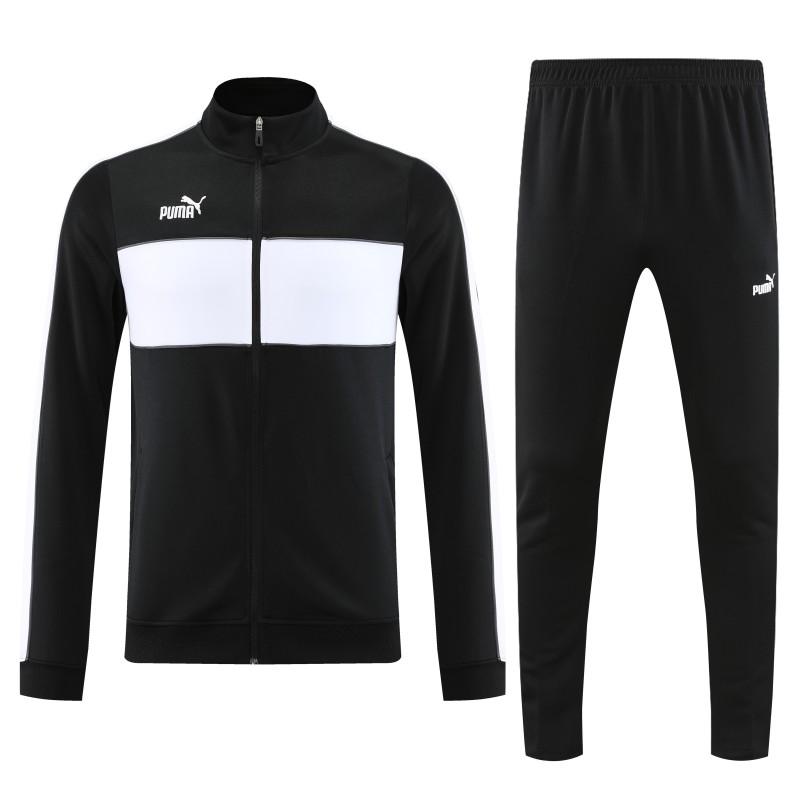 23/24 Puma Black White Full Zipper Jacket+Pants