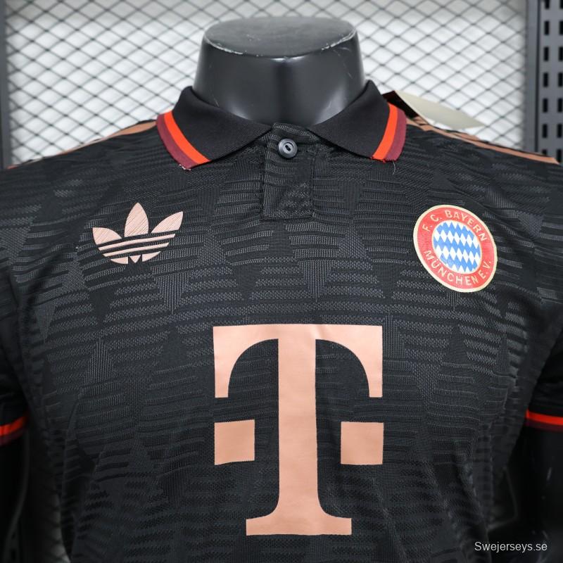 Player Version 24/25 Bayern Munich x Adidas Original Black Jersey