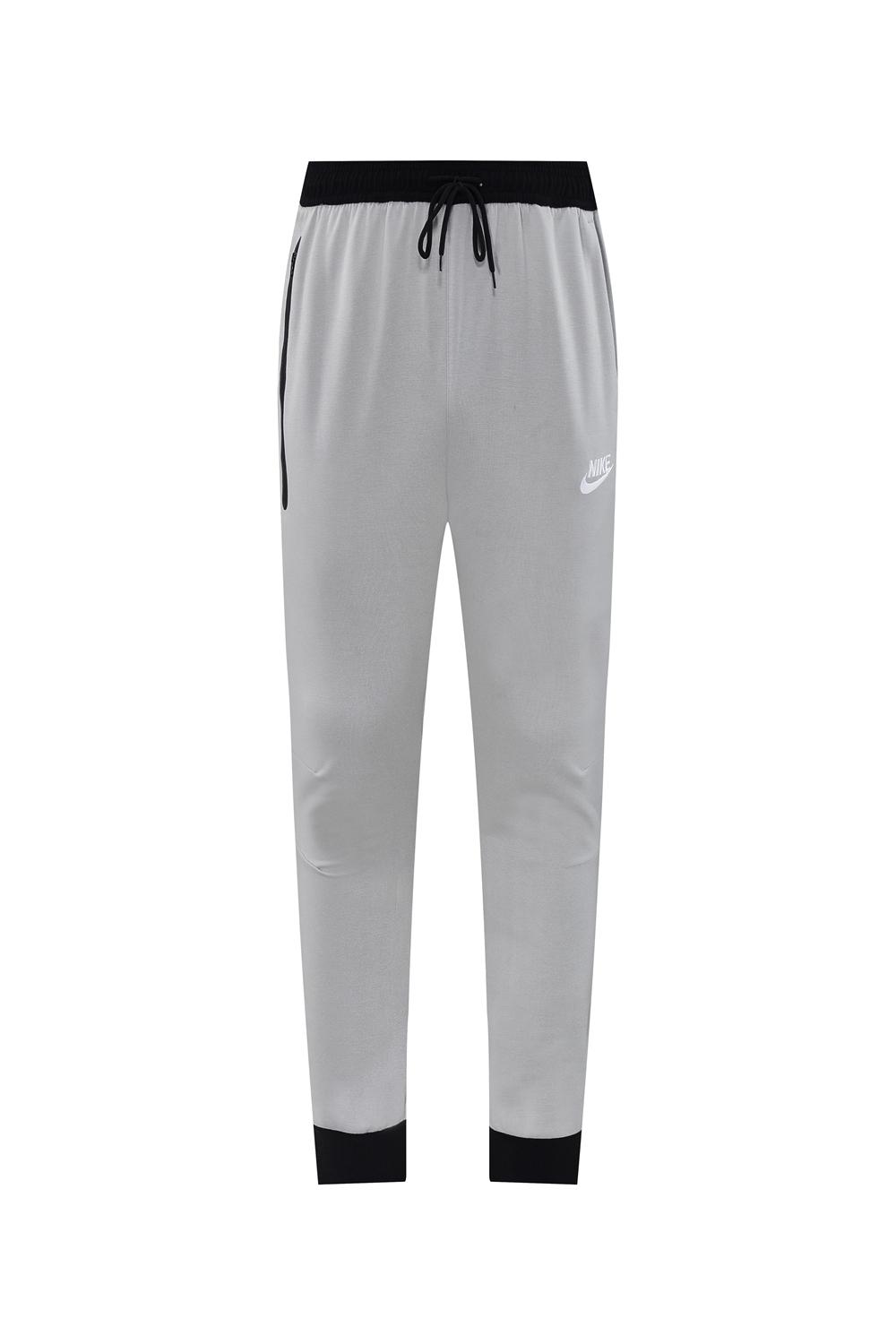 2024 NIKE Sports White/Black Full Zipper Jacket +Long Pants