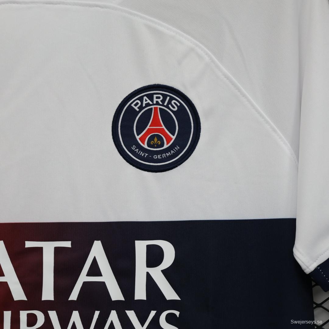 23/24 PSG Away White Jersey